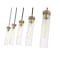 Z-Lite Beau Linear Chandelier, 5-Light, 4.75 In.W x 42 In.L x 12.75 In.H, Rubbed Brass/Clear 740P-5L-RB - alternate 3